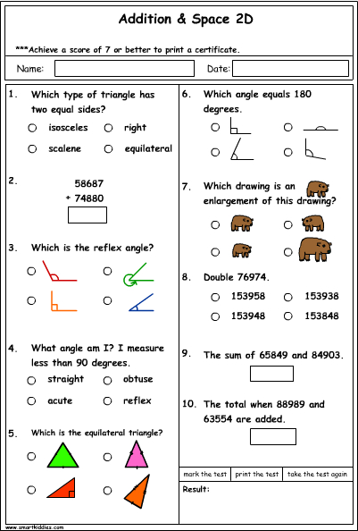 Addition and Space 2D