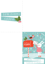 Christmas Card Santa (1 page)