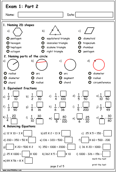 Exam 1 : part 2