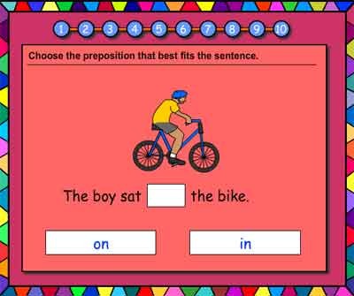 Prepositions Vocabulary Builder