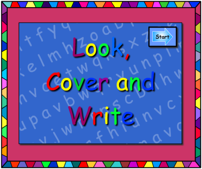aw -Look Cover Write