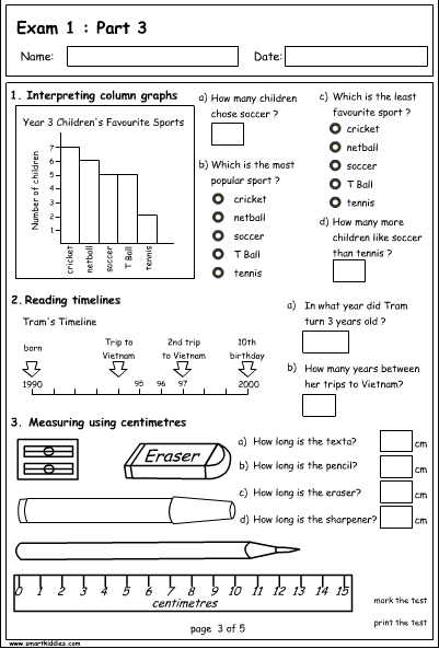 Exam 1 : part 3