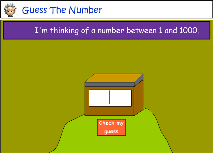 Number Guessing Game Numbers To 1000 Studyladder Interactive