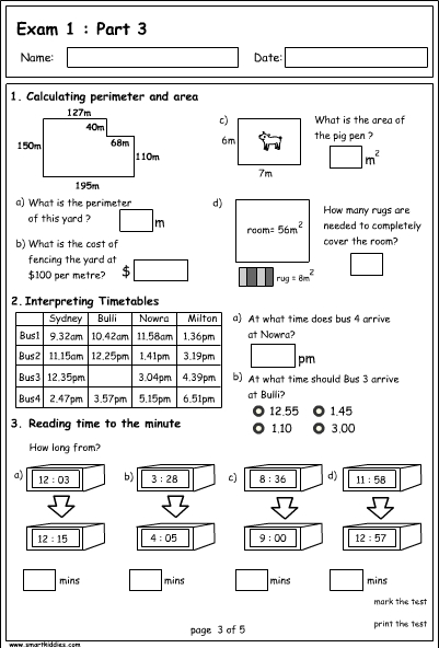 Exam 1 : part 3