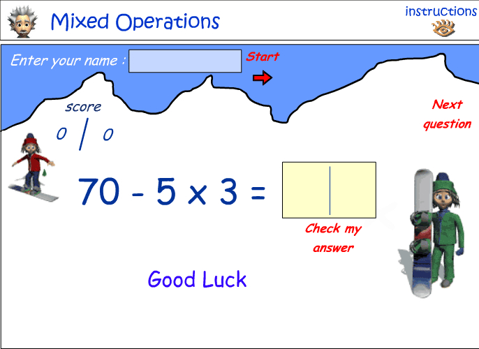 Mixed number operations - combination 5