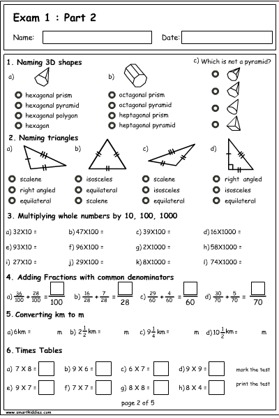 Exam 1 : part 2