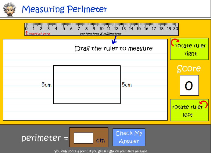 Calculating Perimeter using Centimetres and Millimetres