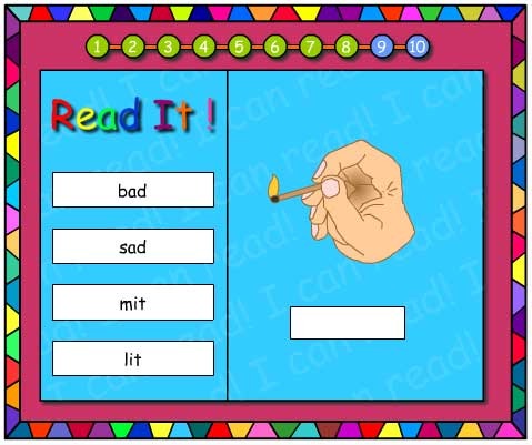 Word Family -ad and -it
