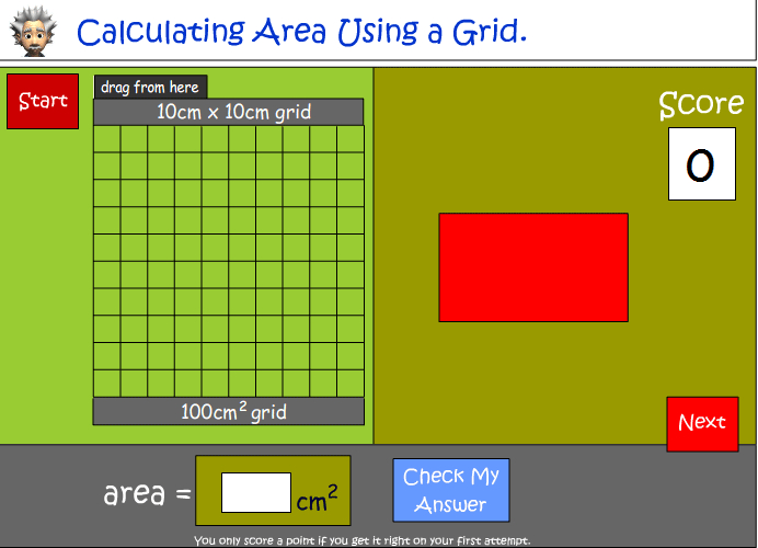 Calculating area using a grid