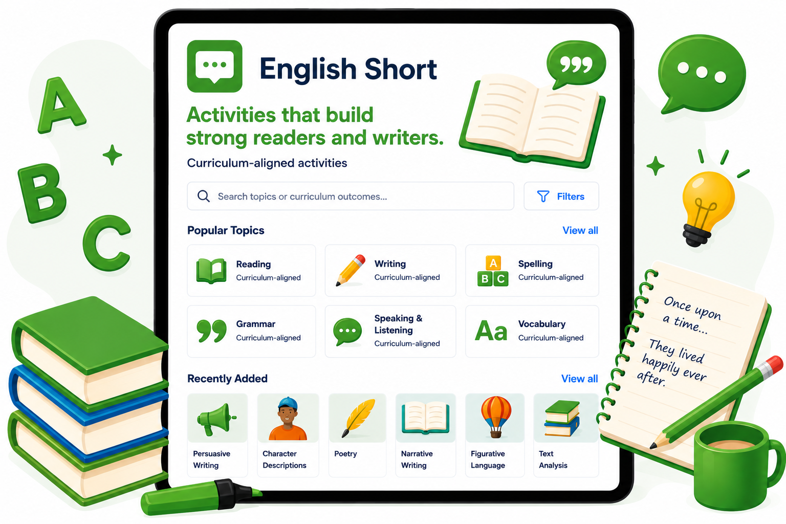 Studyladder English activity preview